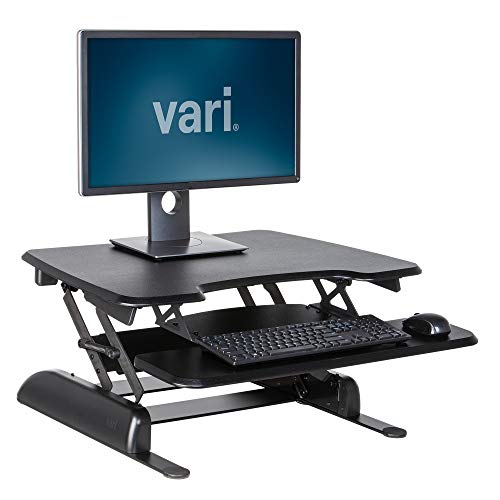VariDesk Basic 30 by Vari - Standing Desk Riser with Adjustable Height Converter