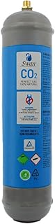 Bombona CO2 para gasificador, 600 g, desechable, casquillo M11 x 1 para dispensadores – Gasificadores de agua con gas, recipiente de acero N° 1 bombona