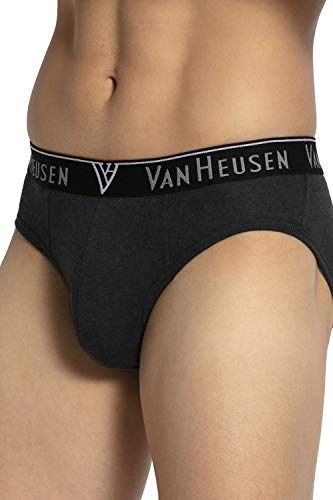 Image of Van Heusen Men's Cotton Brief Pack of 1| Ribbed Cotton | Anti-Bacterial | Stay fresh | Sweat Absorbant | Moisture-Wicking | Long Lasting Colors |Breathable Combed Cotton for extra comfort | Soft Waistband | Soft Touch | Style 10004