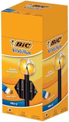 BIC, Lápis Preto, Evolution, Grafite HB#2, 72 Unidades