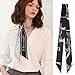 kcctoo 6Pack Scarf Bags for Women Handbag Scarfs Band Hair Neck Scarves Fashion Gifts