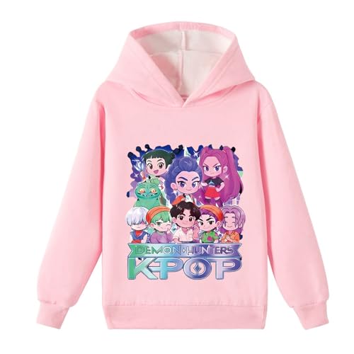 DianShao Huntrix Sudadera con capucha - Kpop Huntrix Jersey con forro polar cálido,...