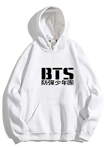 Image of The SV Style Random Print Graphic Print Pullover Hoodie, Black, Long Sleeve with Kangaroo Pocket 320 GSM Fleece Inside