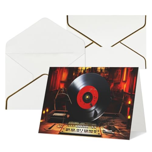 Cartes de vœux vierges avec enveloppes pour anniversaire mariage et mot d'encouragement