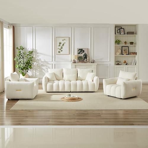 HanStrong Sectional Sofa Couch, 3+1+1 Seat Combo Sofa Modern Premium
