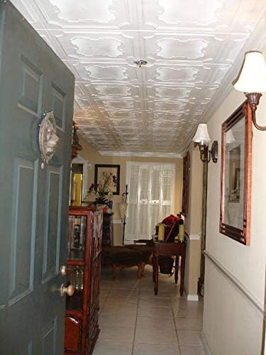 La Maison Ceilings R74 コロナドフォーム グルーアップ天井タイル (21.6平方フィート/ケース) 【カラカッタレンガ】 8個パ