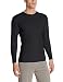 Hanes Men's Big Ultimate X-Temp Thermal Long Sleeve Crew Top, Black, Medium