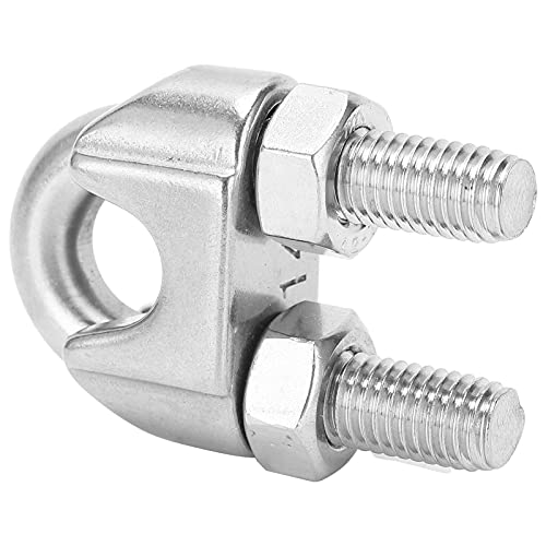 Pince de serrage M14 acier inoxydable boulon U pour câble métallique fixation selle 4 pièces - 7