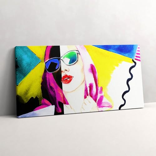 Murale d'art tableau photo sur toile 100x50cm décoration murale de séjour