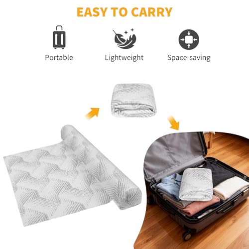 Image of USHMA Travel Bed Rails for Toddlers | Inflatable Bed Rails with Safety Flaps | Portable Blow Up Bed Rail for Full, Queen, King Size Beds, Lightweight & Washable Cover - 1Pack