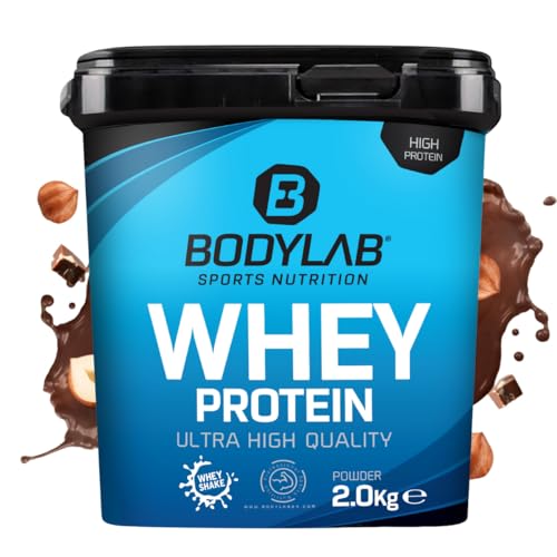 Bodylab24 Whey Protein Pulver, Haselnuss-Schokolade, 2kg