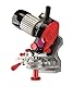Oregon professionelle 230V Tisch-/Wand Sägeketten Schleifmaschine , für alle Sägeketten von Oregon, Stihl, Husqvarna und mehr, Kettensäge Schärfen - grau/schwarz/rot (410-230)