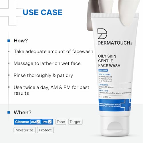 DERMATOUCH Oily Skin Face Wash 100g - Image 7