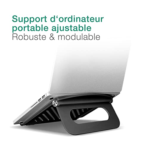Mini support PC portable CELLONIC ergonomique et pliable pour ordinateur jusqu'à 17 pouces