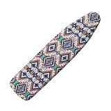 Jeiento Funda para tabla de planchar, navajo, azteca, tribal, resistente a las manchas, 15 x 54 pulgadas, funda protectora resistente a las quemaduras, tamaño estándar