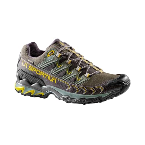 LA SPORTIVA Ultra Raptor II GTX Wide, Zapatillas de montaña y senderismo para hombre, Carbón musgo, 42 EU