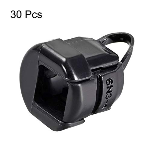 Sourcingmap Round Cable Wire Strain Relief Bush Grommet Black for 8.2mm-9.2mm Wire 30pcs, for 8.2-9.2mm 30pcs-30pcs - Image 3