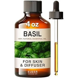 Kukka Basil Essential Oils for Diffuser (118 ml)