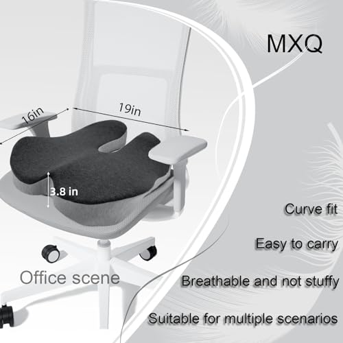 MXQ Almofada - Almofada para cadeira de escritório, assento de carro, almofada de tamanho grande que