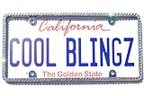 Thin 1 Row Luxury Crystal Bling License Plate Frame – Sparkly License Plate Cover...