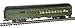 Rivarossi HO Scale Pullman 60' Combine #2555 Santa Fe Train