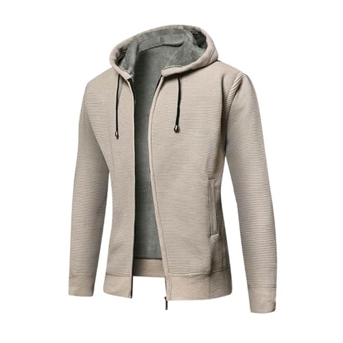Sudadera de punto con capucha de alta calidad para caballero en invierno