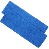 Lingette de nettoyage pour balai à franges : notre lingette est fabriquée en polaire corail ; elle est durable et pratique, et vous permet de nettoyer les taches sur le sol sans l'abîmer. lingette de rechange incluse