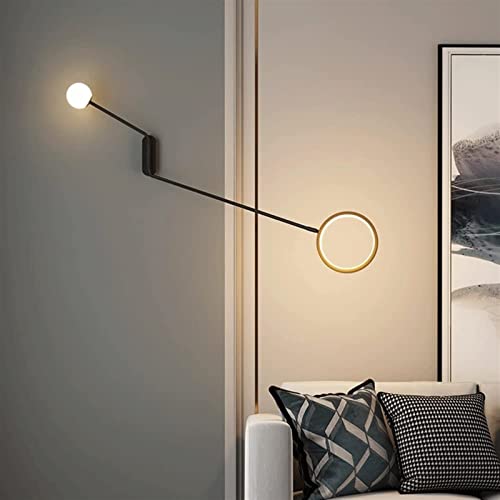 Luminaires muraux modernes au fini soigné pour salon et chambre