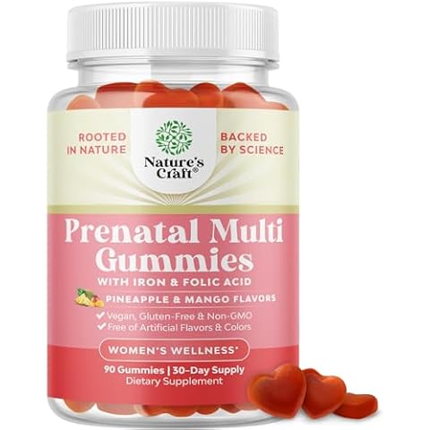Vegan Prenatal Gummies by Natures Craft Cover