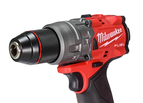 Milwaukee 3697-22 18V Lithium-Ion Brushless Cordless Hammer Drill And Impact Driver Combo Kit (2-Tool) With (2) 5.0Ah Batteries, Charger & Tool Case #TOP3