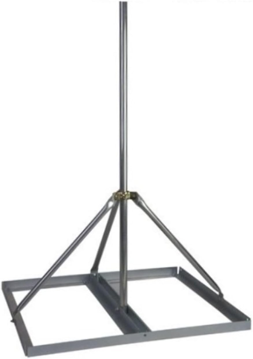 Non-Penetrating Flat Roof Mount with 1.25" x 60" Mast - EZ NP-60-125