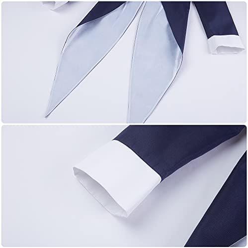 Weixu Cosplay Costume Adult Tuxedo Uniform Outfit with Tail Halloween Carnival Party Suit