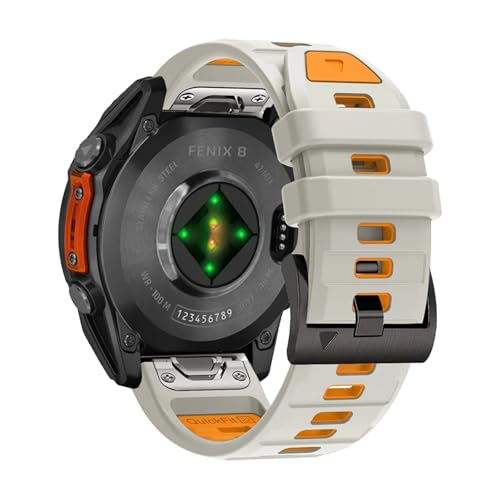 [�����ȓX] QuickFit 26mm 22mm �c�[�g���V���R���o���h �ɓK��Garmin Fenix E 8 7 7X 6 6X 5 5X/Epix Pro 47mm 51mm/Enduro 3 �X�g���b�v�u���X���b�g(Light Sand Oran