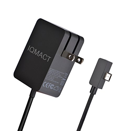 IQMACT 5.2V 2.5A 13W Power Supply Compatible with Microsoft Surface 3, Windows 8 Tablet Laptop Wall Charger AC Adapter Replacement Cord with Micro USB Tip Model 1623 1624 1645