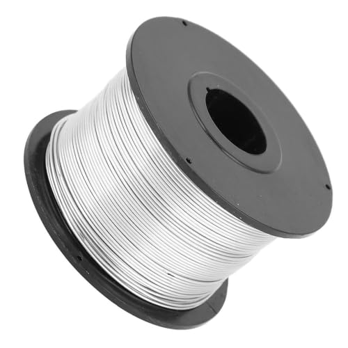 Hilo de atar de acero de bajo carbono flexible, 4 rollos de 110m cada uno y diámetro de hilo 0.8mm, reemplazo para equipo automático de atado de varillas miniatura 1