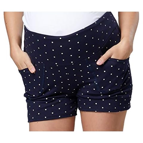 HAPPY MAMA Women's Maternity Overbump Shorts Cover