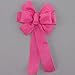 Hot Pink Rustic Wreath Bow - Spring Easter Bow by Package Perfect Bows – Made in USA (8 inch bow)