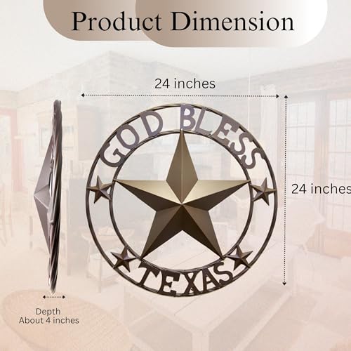 Bestgiftevermetalstaroutdoor24circlewithgodblesstexassignrustictexasdecorwalldecorationperfecttexaswallartgiftforcountryhomeenthusiasts Urban Country Home Decor Bestgiftever metal star outdoor 24 circle with god bless texas sign rustic texas decor wall decoration perfect texas wall art gift for country home enthusiasts urban country home decor