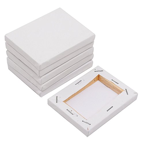SL crafts Mini Stretched Canvas 3.5\"X2.75\" (1 Pack of 12 Mini Canvases) - Thumbnail 4