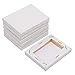 SL crafts Mini Stretched Canvas 3.5x2.75 Inch Small Blank Canvas Pack of 12