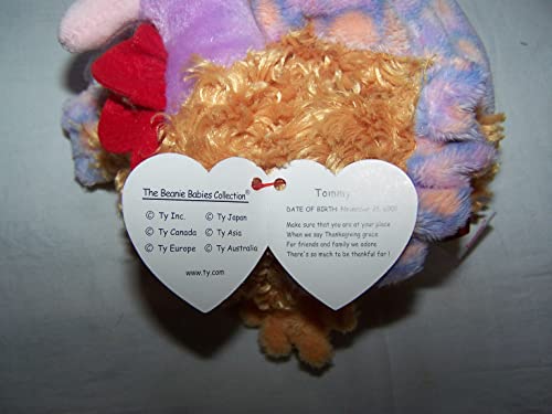 Ty - Tacchino di peluche Tommy, linea Beanie