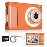 Camara de Fotos Digital, ARNSSIEN 1080P Camara Fotos Infantil, 2.4' 16LED Luz 40MP con 8 X Zoom Cámara Digital, Regalo Niñas, Niños, Estudiantes Ancianos y Principiantes