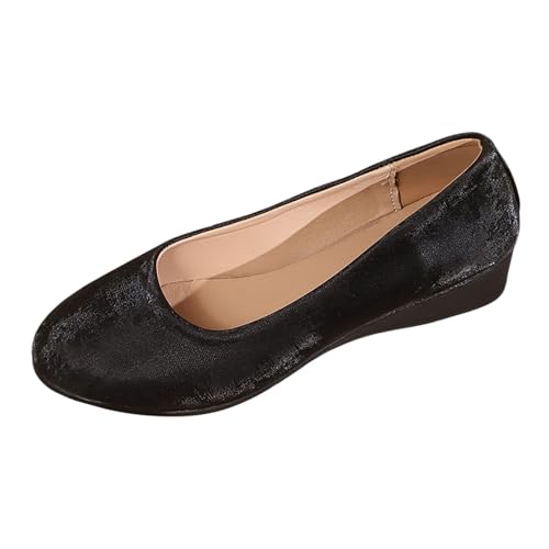 Ballerine Confort En Cuir 22103 Sable - Ballerines, Derbies Et Mocassins - Mes Jolis Souliers