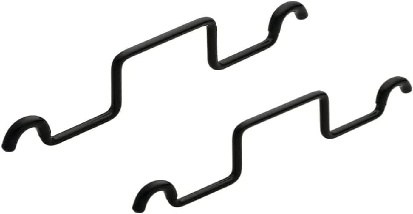 Set of 2 TAG Hardware Hamper Replacement Steel Handles Black Without bags