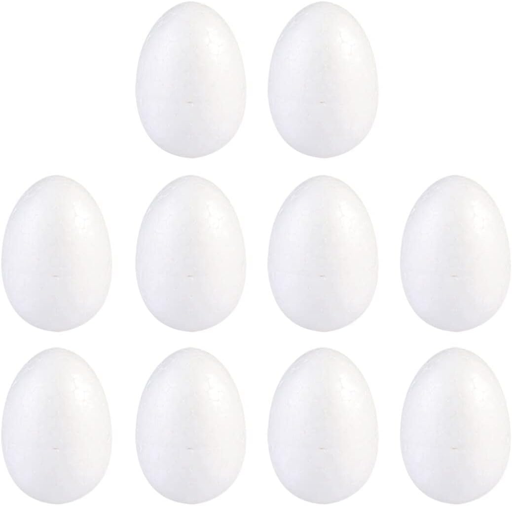 VALICLUD Jumbo Eggs Painting Egg 10pcs Easter Foam Eggs
