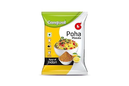 Image of Gangwal Indori Poha Masala 100 GM | Authentic Indore Poha Powder | Indori Poha Masala for Poha, Chaat & Snacks | Tangy, Spicy & Flavorful | No Preservatives |