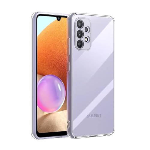 Image of COVERBLACK Soft Rubber Silicon Clear Back Cover Compatible Model for Samsung Galaxy A13 - Transparent