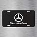 Heavy-Duty and Sturdy License Plate Cover, not Ordinary Thin Iron, Stainless Steel License Plate Cover for Mercedes Benz,Mercedes Benz Logo License Plate Frame