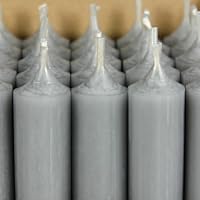 MADAM ERLE Lot De 6 Bougies Dipdye Liva - Fabriquées à La Main - Extra Longues - Couleurs Pastel Fluo - Multicolore - Longue Durée De Combustion - Bougies Décoratives - Décoration