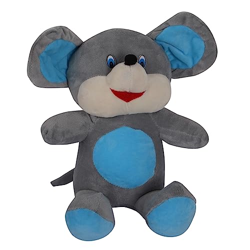 Image of TEDSTREE Skin Friendly Ultrasoft 35cm Mouse Soft Toys Animal Plush Toy, Stuffed Lovable Huggable Cute Soft Toy for Kids /Boys /Girls /Birthday Gift (Gray Color)
